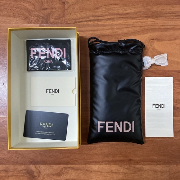❤️ Fendi Sunglass Case Bundle with Box New - Picture 11 of 12